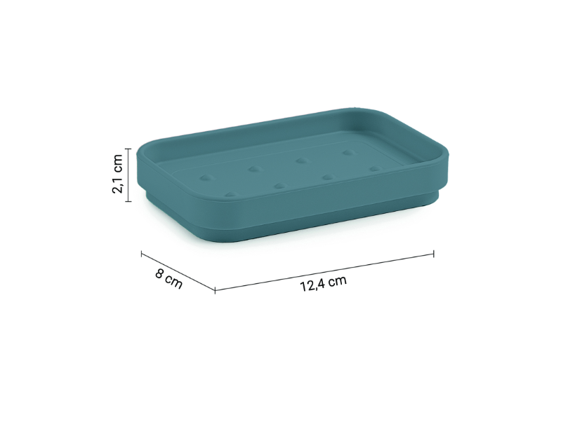 Porta sapone ottanio matt "Seventy matt"