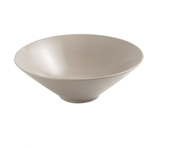 Lavabo da appoggio in ceramica sabbia diam. 40,5 cm MOD. LVA03