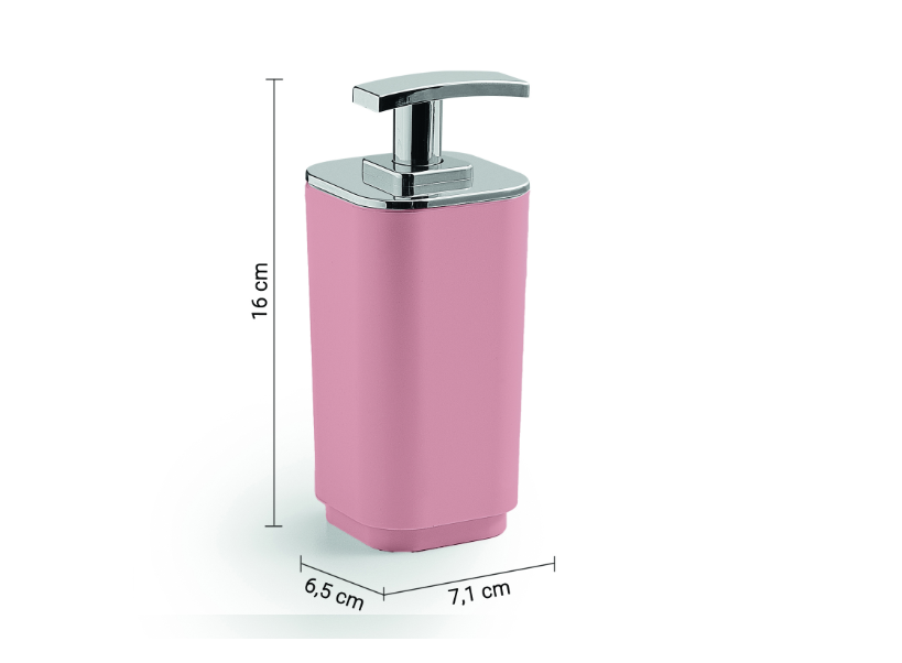 Dispenser sapone rosa matt "Seventy matt"