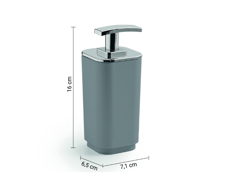 Dispenser sapone grigio matt "Seventy matt"