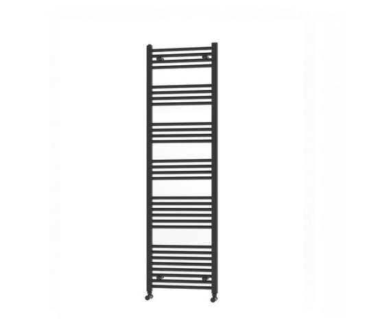 Termoarredo linea Kalura nero opaco diritto h 1760 Int. 500 - L 550