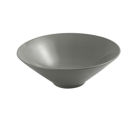 Lavabo da appoggio in ceramica grigio cemento diam. 40,5 cm MOD. LVA03