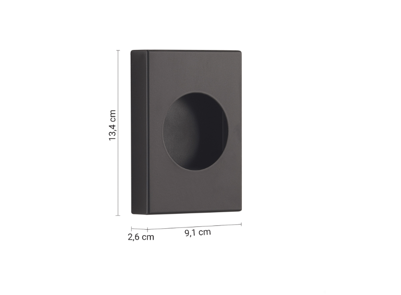 Porta sacchetti igienici nero matt
