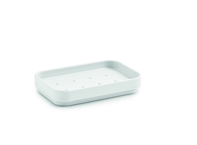 Porta sapone bianco matt "Seventy matt"