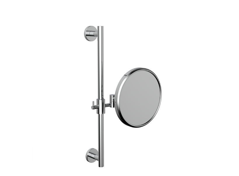 Specchio ingraditore scorrevole da parete cromato "Marcel"