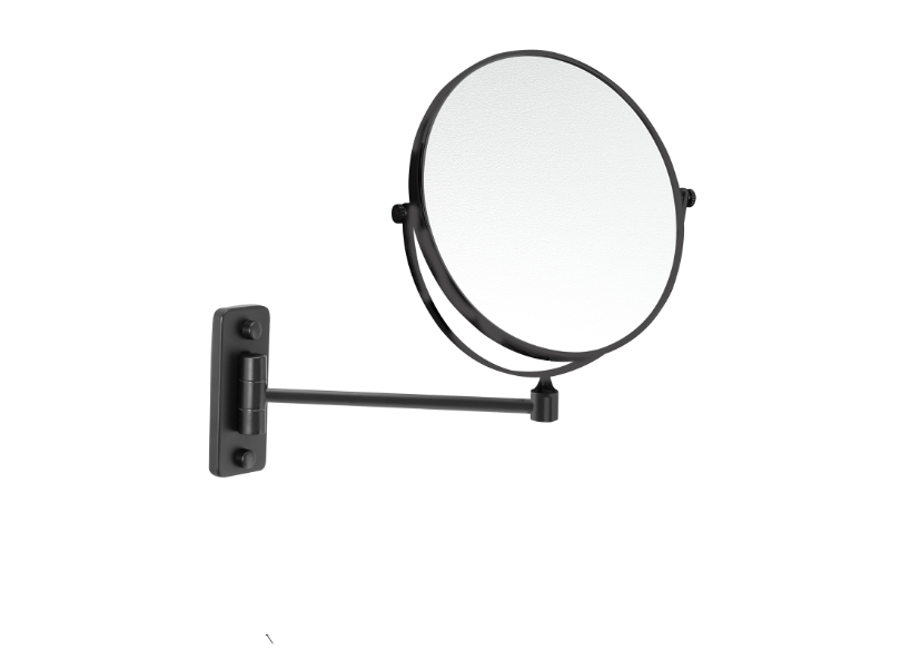 Specchio ingraditore nero matt "Mia"