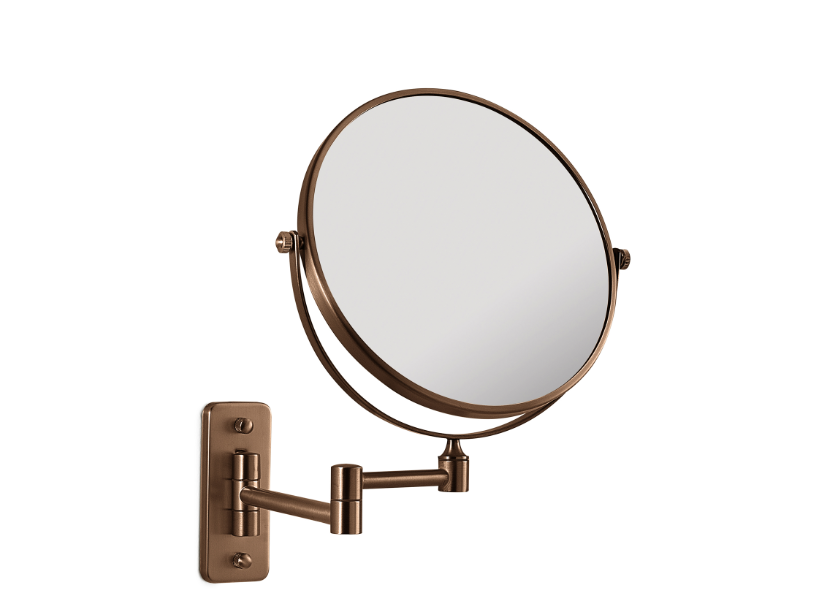 Specchio ingraditore oro rosa "Gaia"