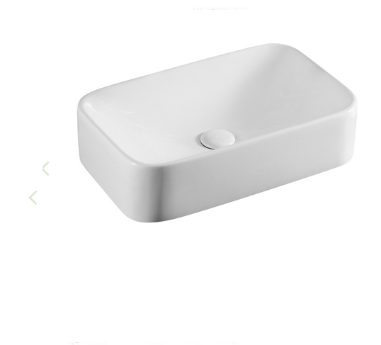 Lavabo in ceramica bianco 48.5 X 28.5 cm MOD. LA38