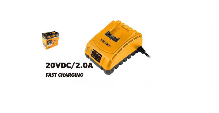 Caricabatterie rapido serie mp20v 2.0 AH "Tolsen"