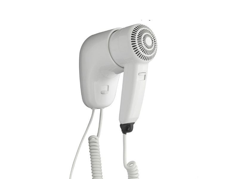 Phon 1200 w con supporto a parete bianco "Scirocco"