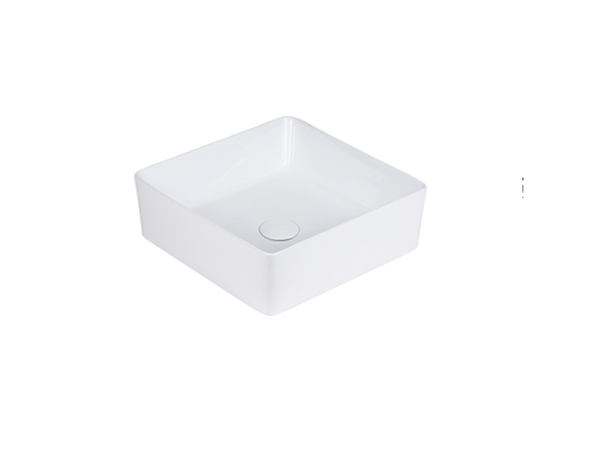 Lavabo da appoggio bianco opaco in ceramica MOD. LVM05