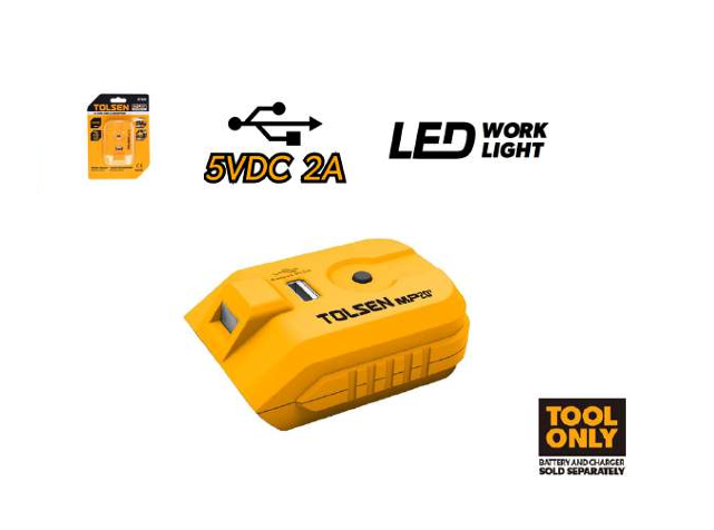 Caricatore usb serie mp20v "Tolsen"