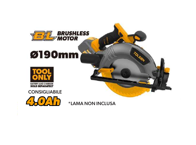 Sega circolare brushless Tolsen