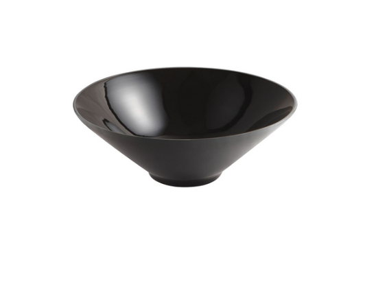 Lavabo da appoggio in ceramica nero diam. 40,5 cm MOD. LVA03