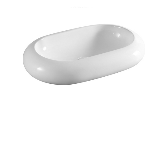 Lavabo in ceramica bianco 63 X 40 MOD. LA26