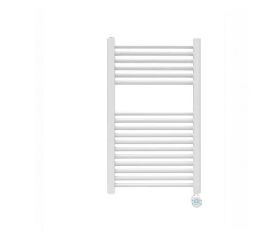 Termoarredo elettrico bianco Ral 9016 con termostato digitale h. 770 mm cm 50 - 300W