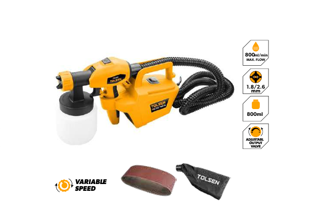 Pistola a spruzzo HVLP 650 W