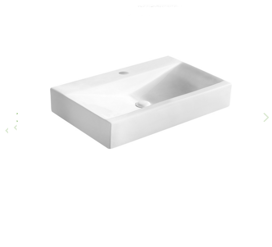 Lavabo in ceramica bianco 70.5 X 44.5 cm MOD. LA46
