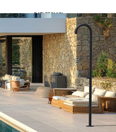 Doccia Urano Prestige nera ø 60 - easy box