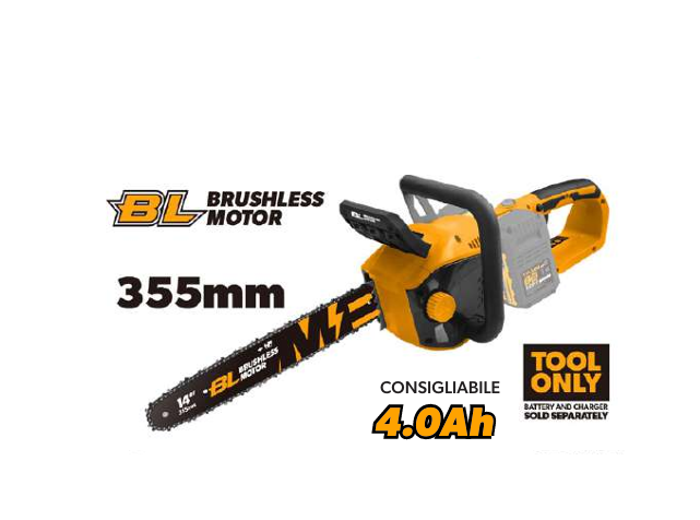 Elettrosega a batteria brushless Tolsen