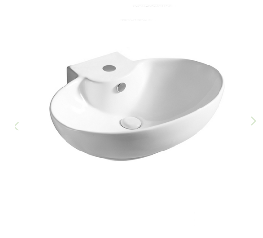 Lavabo in ceramica bianco 60.5 X 45.5 cm MOD. LA39