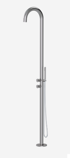 Doccia Venere Prestige satinata ø 60 - easy box con doccino