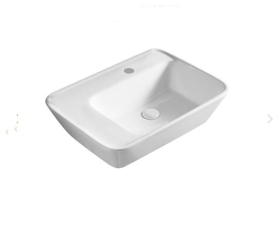 Lavabo in ceramica bianco 57.5 X 44 cm MOD. LA44