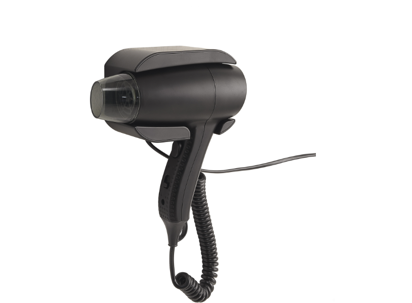 Phon 1200 w con supporto a parete nero matt "Tramontana"
