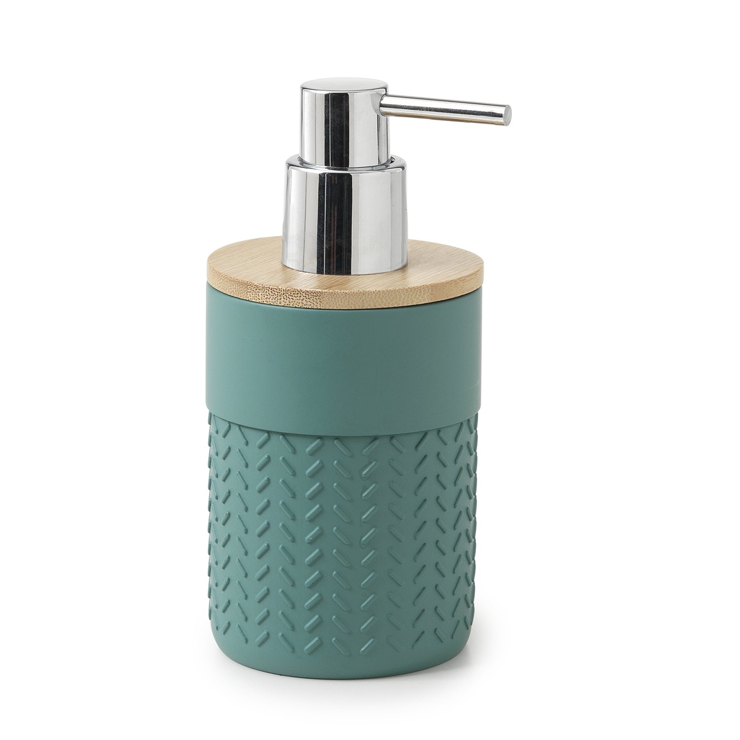 Bamboom dispenser sapone verde/naturale "Thea"