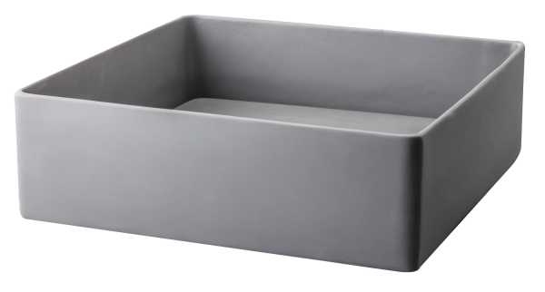 Trabocchetto Lavabo in resina 40 x h.13 cm Grigio