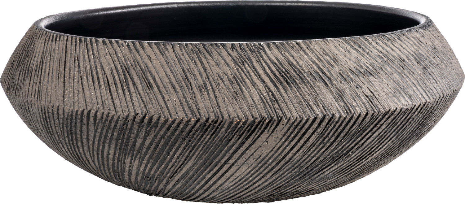 Tuareg Lavabo in terracotta colore Nero Ø 42