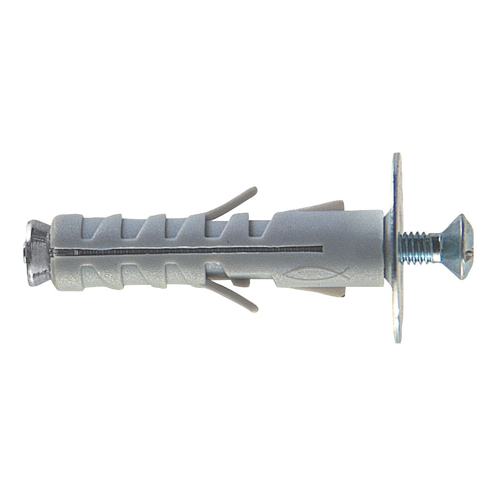 Tassello in nylon con vite t.s.c. taglio combinato da 9