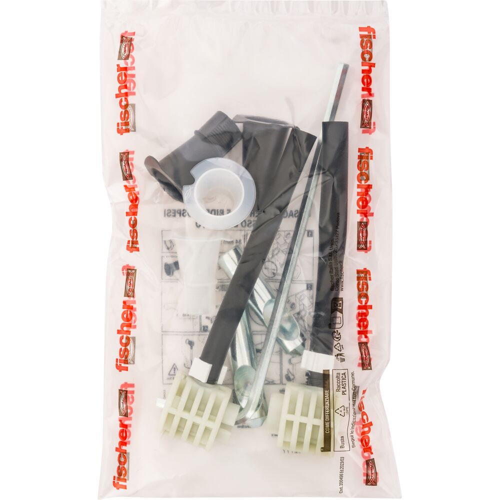 Fissaggio nascosto per WC e bidet sospesi con accesso dal basso