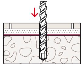 Fissaggio nascosto per water e bidet a pavimento con fori laterali