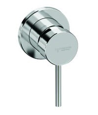 Miscelatore monocomando da incasso cromato per doccia con piastra minimale Tiemme serie Fly Pin