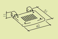Sedile da muro ribaltabile