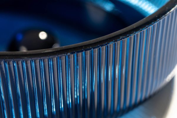 Datejust Lavabo colore Profondo blu Ø 42 in vetro veneziano 100% italiano