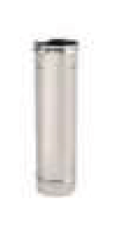Canna Fumaria - Modulo lineare inox h.330 utile 270 in accio inox A.316 Ø 80