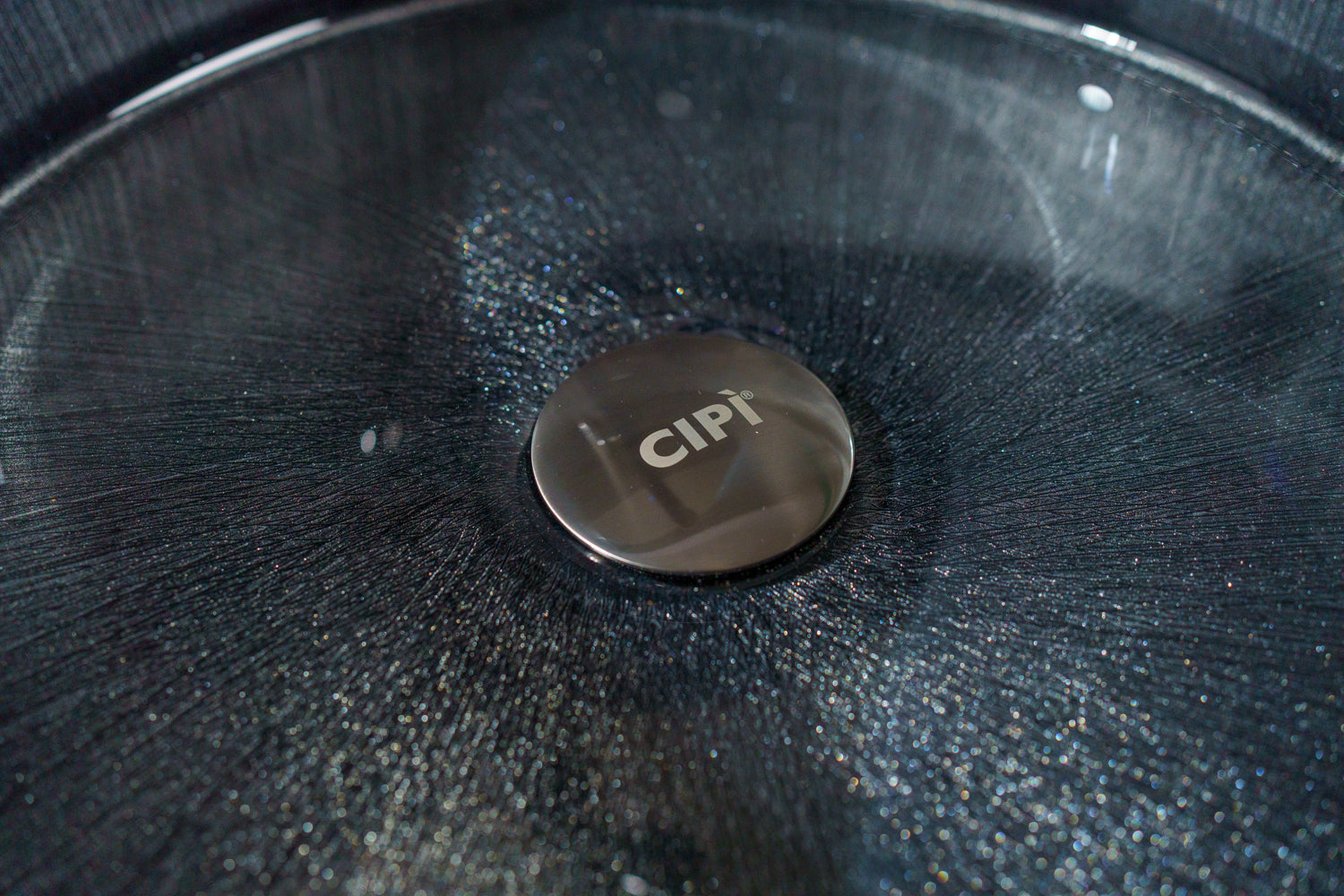 Gala Lavabo in vetro soffiato colore Nero ø 39,5