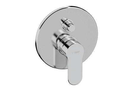 Miscelatore monocomando da incasso cromato per doccia/vasca con deviatore 2 uscite Tiemme serie Eleven