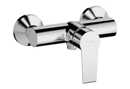 Miscelatore monocomando cromato per doccia senza accessori Tiemme serie Ten