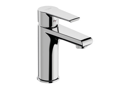 Miscelatore monocomando medio cromato per lavabo Tiemme serie Ten