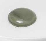 Copripiletta verde in argilla refrattaria e piletta click clack per Index Feel e Snob 2.0