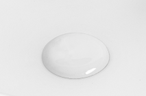 Copripiletta bianca in argilla refrattaria e piletta click clack per Index Feel e Snob 2.0