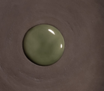 Copripiletta verde in argilla refrattaria e piletta click clack per Index Feel e Snob 2.0