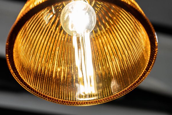 Jubilee Light Lampada colore ambra veneziana Ø 16 in vetro veneziano 100% italiano