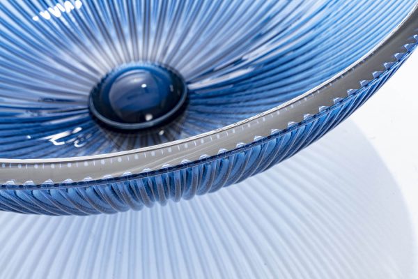 Jubilee Lavabo colore profondo blu Ø 40 in vetro veneziano 100% italiano