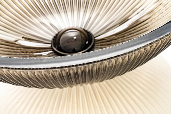 Jubilee Lavabo colore nero fumo Ø 40 in vetro veneziano 100% italiano