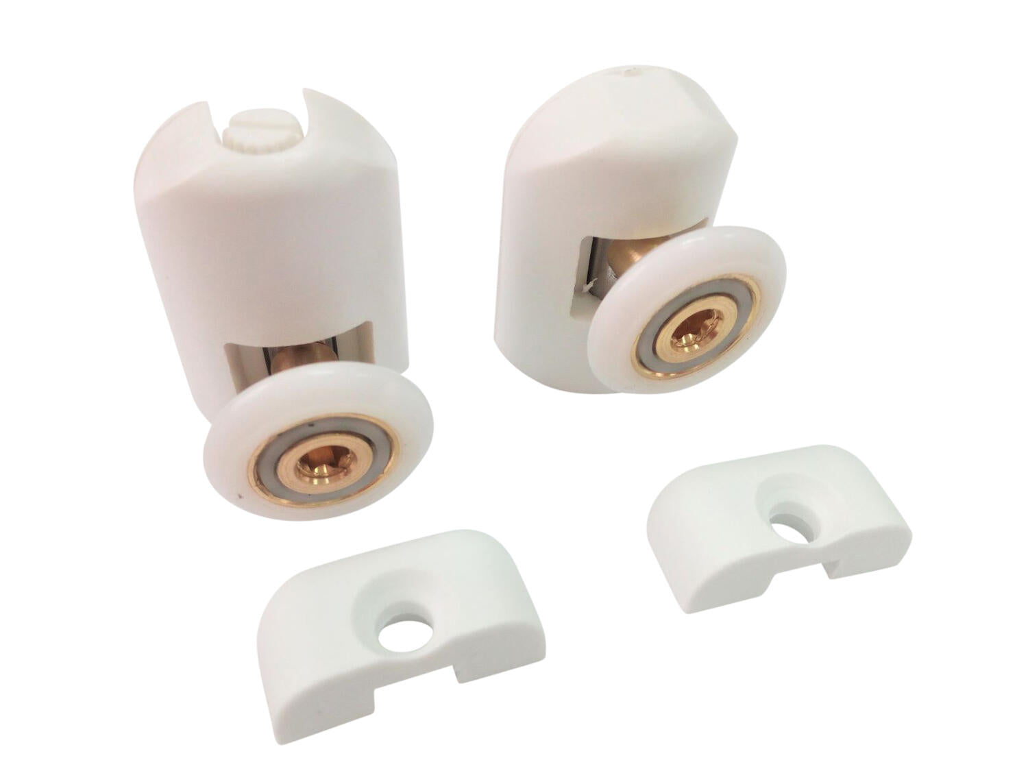 Rotelle per box doccia: R700/12 (897) Gruppo scorrimento bianco (coppia) - PZ 2
