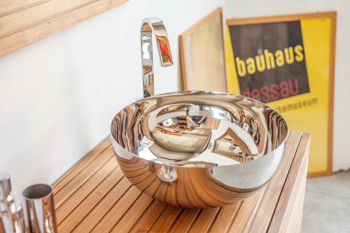 Lavandino Bagno - Ciotola in metallo Ø 37 - "Loft"